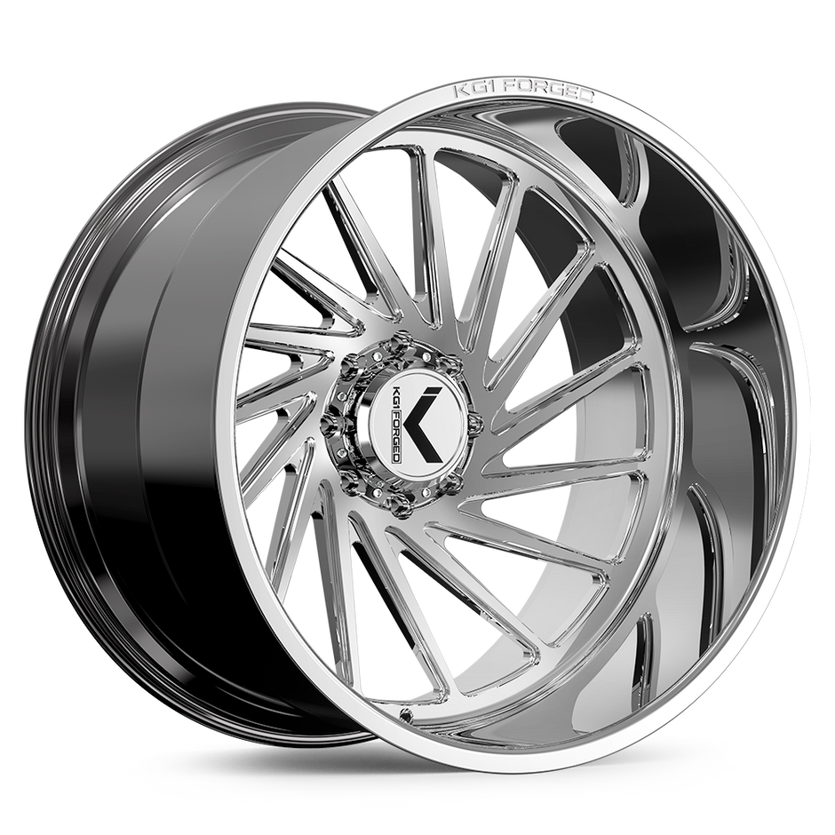 KG1 Forged KC047 Tonic-Right Wheel 28x16 Polished -101mm ET 122.1mm CB 8x165.1