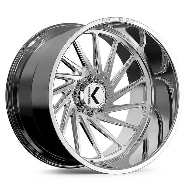KG1 Forged KC047 Tonic-Right Wheel 28x16 Polished -101mm ET 125.1mm CB 8x170