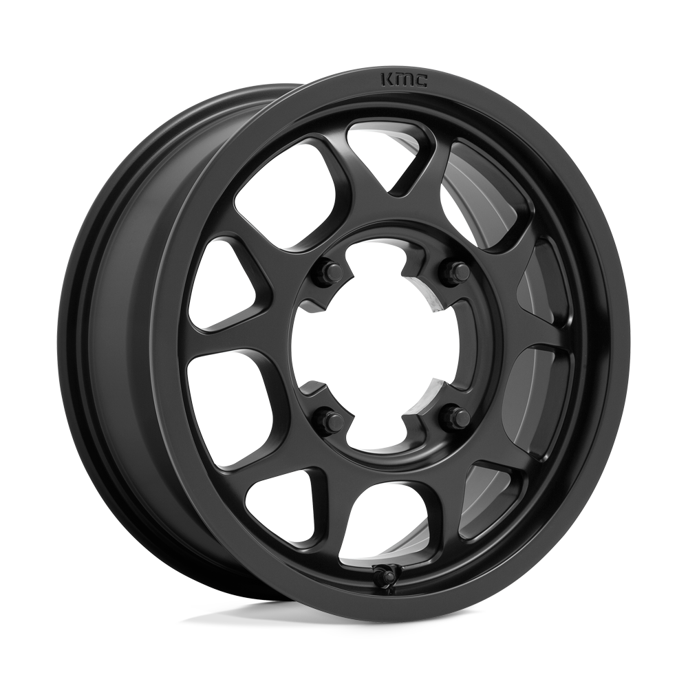 KMC Wheels KS136 Toro 15x6 Satin Black 38mm ET 115.1mm CB 4x156