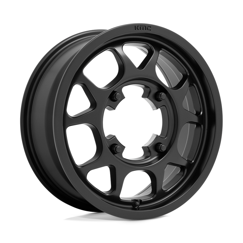 KMC Wheels KS136 Toro 15x6 Satin Black 38mm ET 115.1mm CB 4x156
