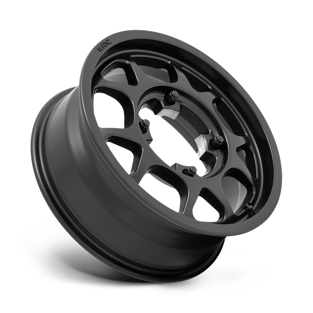 KMC Wheels KS136 Toro 15x6 Satin Black 38mm ET 115.1mm CB 4x156