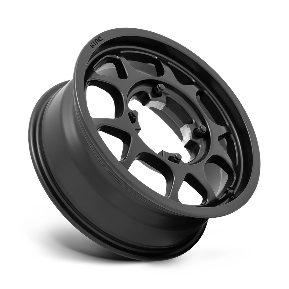 KMC Wheels KS136 Toro 15x6 Satin Black 38mm ET 115.1mm CB 4x156