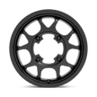 KMC Wheels KS136 Toro 15x6 Satin Black 38mm ET 115.1mm CB 4x156