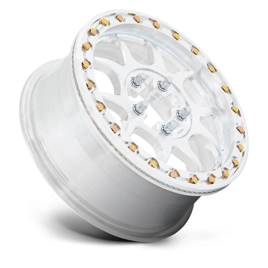 KMC Wheels KS437 Toro Forged Beadlock 15x6 Raw Machined 38mm ET 75.1mm CB 5x108