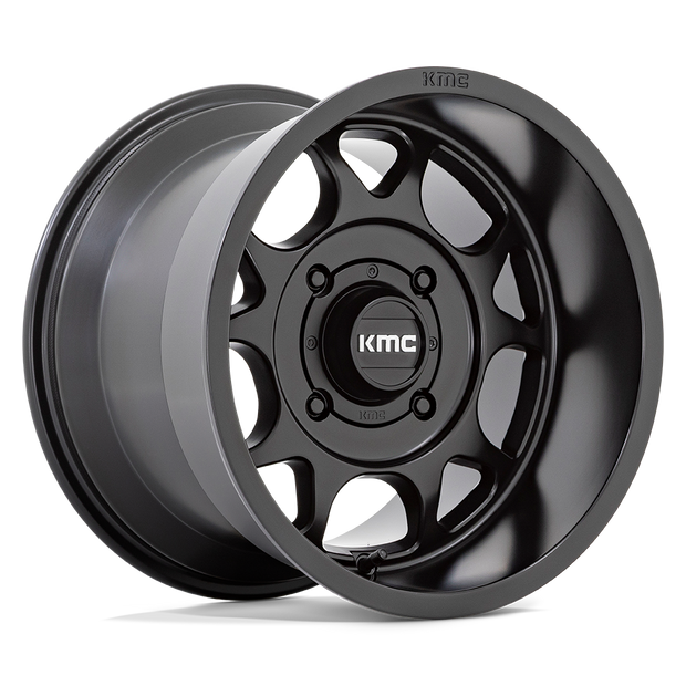 KMC Wheels KS137 Toro S UTV 15x10 Satin Black 0mm ET 115.1mm CB 4x156
