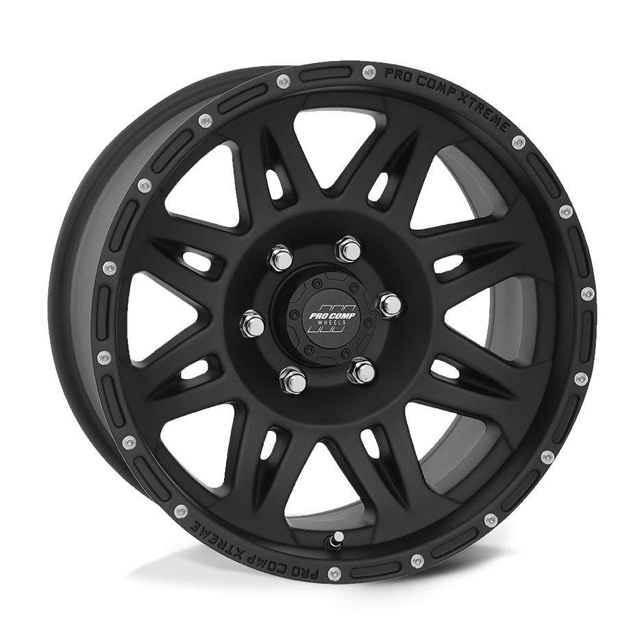 Pro Comp Alloys PA5 Torq 17x8 Flat Black 0mm ET 78.1mm CB 5x127