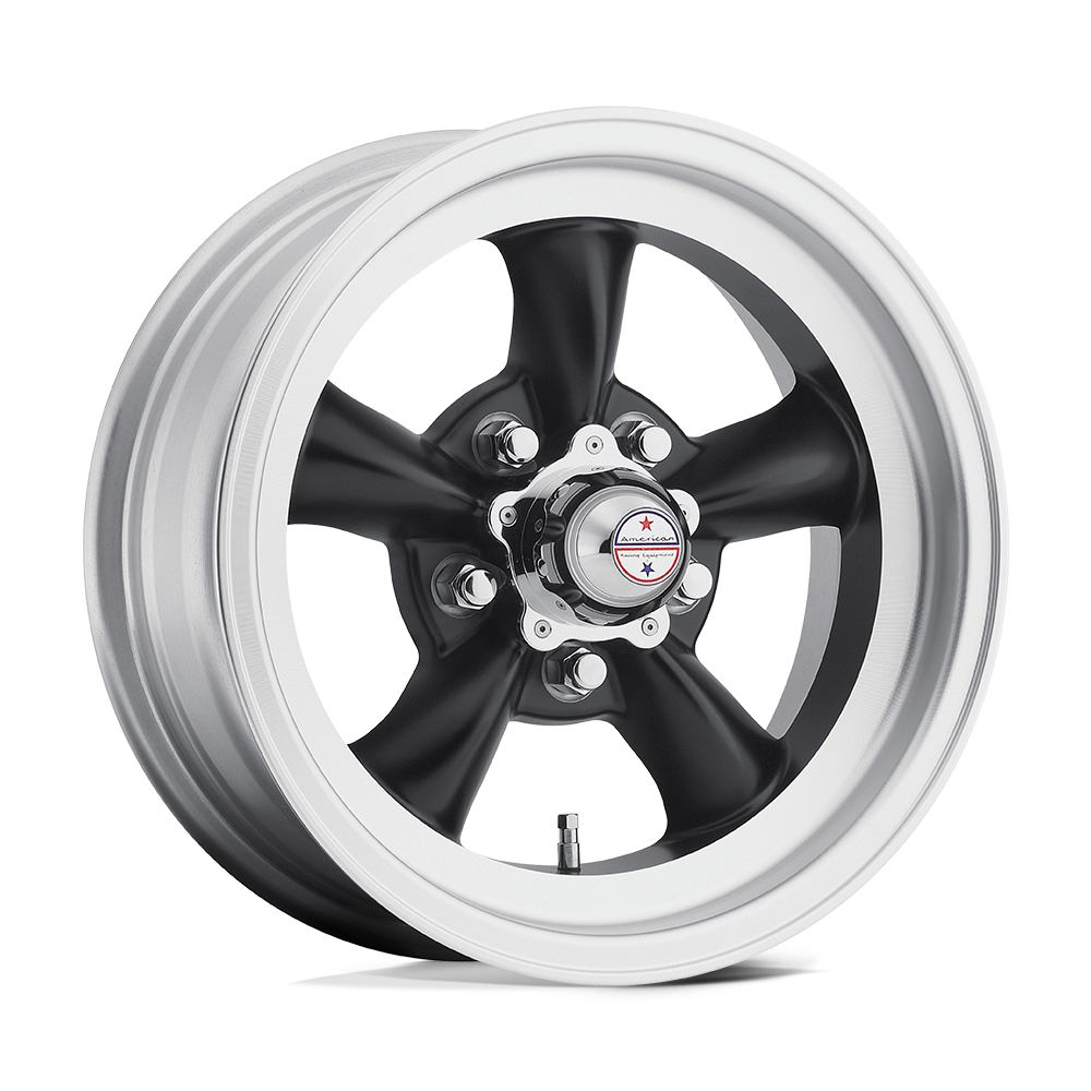 American Racing VN105 Torq Thrust D 14x6 Satin Black w/Machined Lip -2mm ET 83.06mm CB 5x114.3