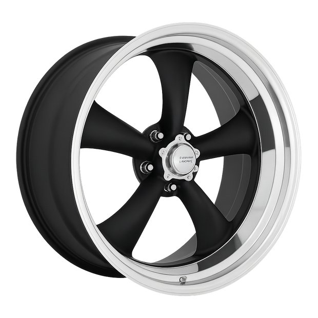 American Racing VN405 Torq Thrust II Custom 17x9.5 Satin Black w/Polished Lip 33mm ET 83.06mm CB 5x114.3