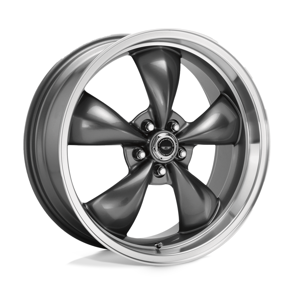 American Racing AR105 Torq Thrust M 16x7 Anthracite w/Machined Lip 35mm ET 57.1mm CB 5x100