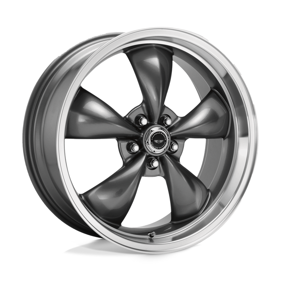 American Racing AR105 Torq Thrust M 16x7 Anthracite w/Machined Lip 35mm ET 57.1mm CB 5x100