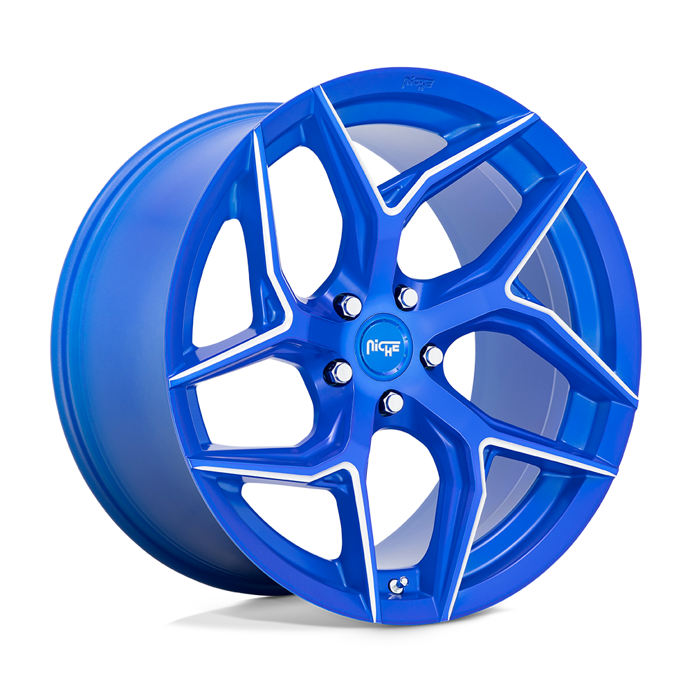 Niche M268 Torsion 20x10.5 Anodized Blue Milled 35mm ET 72.56mm CB 5x120