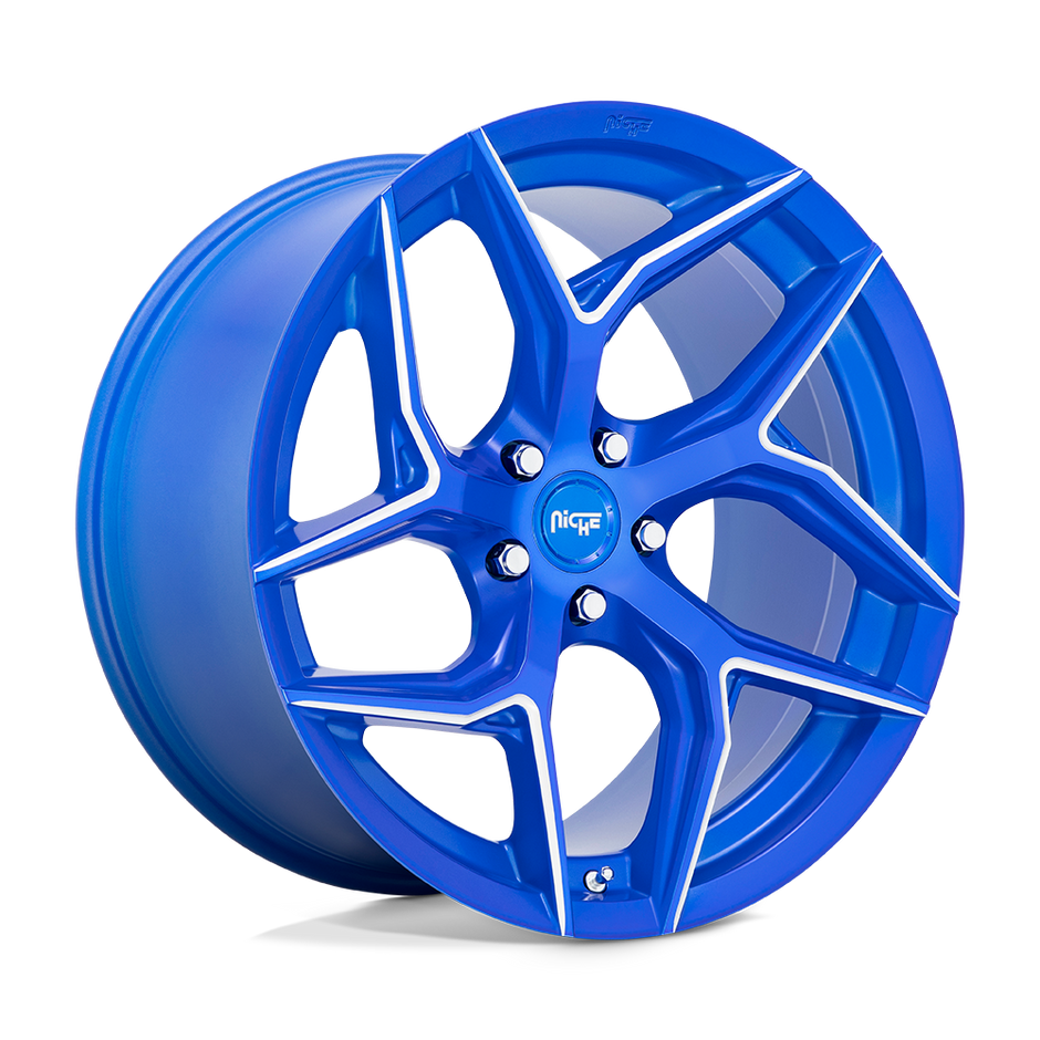 Niche M268 Torsion 20x10.5 Anodized Blue Milled 35mm ET 72.56mm CB 5x120