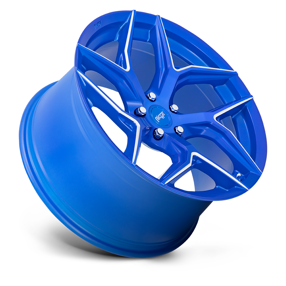 Niche M268 Torsion 20x10.5 Anodized Blue Milled 35mm ET 72.56mm CB 5x120