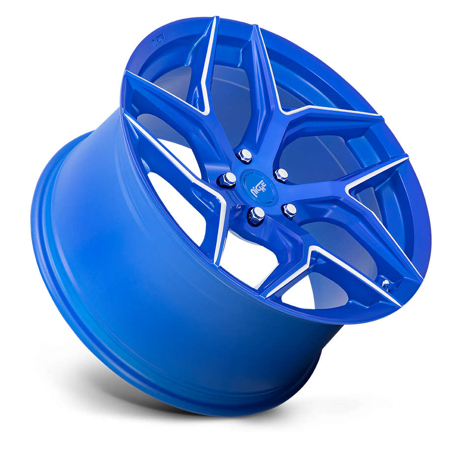 Niche M268 Torsion 20x10.5 Anodized Blue Milled 35mm ET 72.56mm CB 5x120