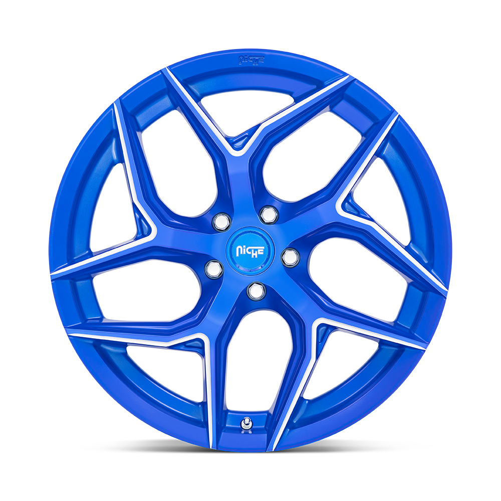 Niche M268 Torsion 20x10.5 Anodized Blue Milled 35mm ET 72.56mm CB 5x120