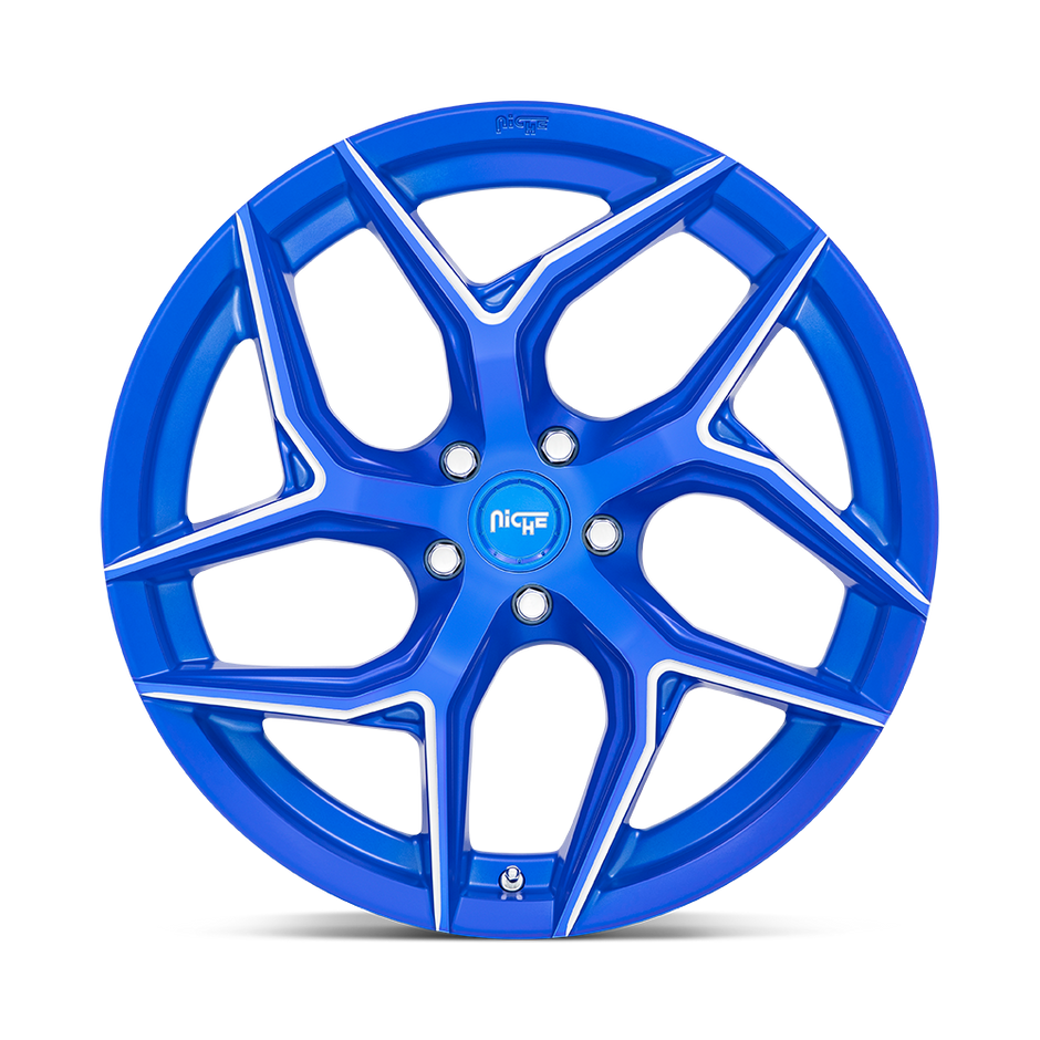 Niche M268 Torsion 20x10.5 Anodized Blue Milled 35mm ET 72.56mm CB 5x120