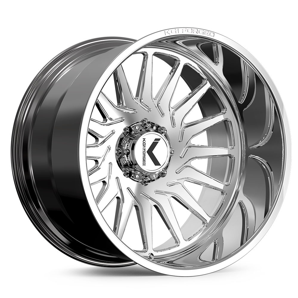 KG1 Forged KC057 Torsion-Left Wheel 26x16 Polished -101mm ET 78.1mm CB 6x139.7