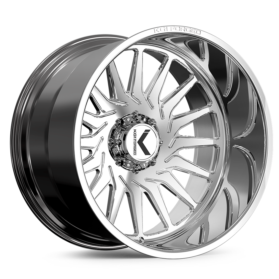 KG1 Forged KC057 Torsion-Left Wheel 26x16 Polished -101mm ET 78.1mm CB 6x139.7