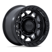 KMC Wheels KS241 Torx Beadlock 15x8 Matte Black w/Gloss Black Ring 0mm ET 100.3mm CB 6x139.7
