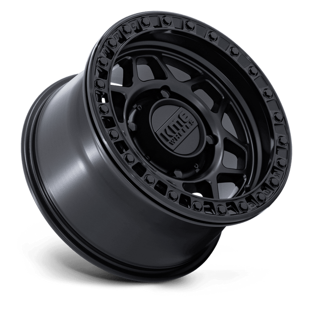 KMC Wheels KS241 Torx Beadlock 15x8 Matte Black w/Gloss Black Ring 0mm ET 100.3mm CB 6x139.7