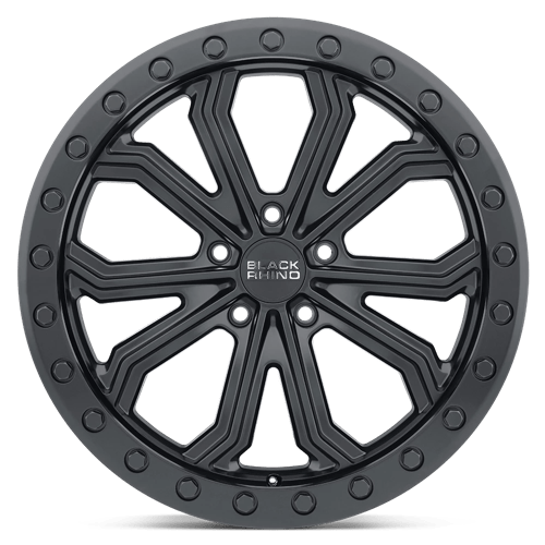 Black Rhino Hard Alloys Trabuco 20x10 Matte Black 30mm ET 71.5mm CB 5x127