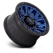 Fuel Wheels D827 Traction 17x9 Dark Blue w/Black Ring -12mm ET 71.5mm CB 5x127