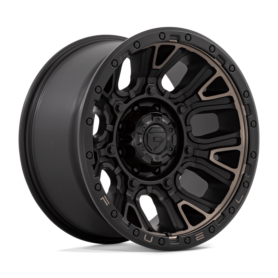 Fuel Wheels D824 Traction 17x9 Matte Black w/Double Dark Tint -12mm ET 71.5mm CB 5x127