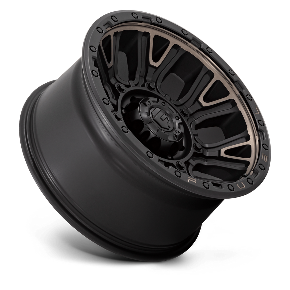 Fuel Wheels D824 Traction 17x9 Matte Black w/Double Dark Tint -12mm ET 71.5mm CB 5x127