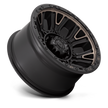 Fuel Wheels D824 Traction 17x9 Matte Black w/Double Dark Tint -12mm ET 71.5mm CB 5x127