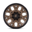 Fuel Wheels D826 Traction 17x9 Matte Bronze w/Black Ring -12mm ET 71.5mm CB 5x127