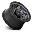 Fuel Wheels D825 Traction 17x9 Matte Gunmetal w/Black Ring -12mm ET 71.5mm CB 5x127