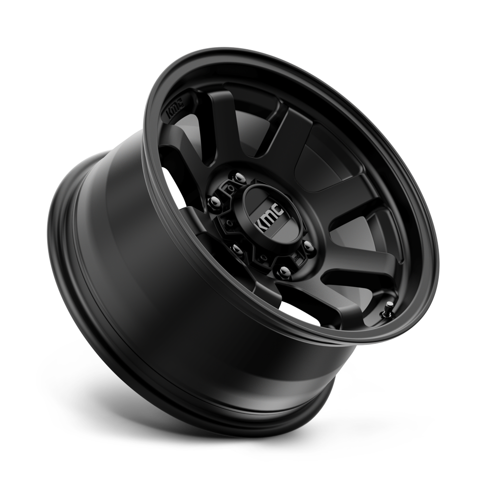 KMC Wheels KM723 Trail 17x8.5 Satin Black 0mm ET 87.1mm CB 6x135