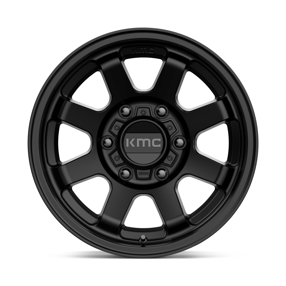 KMC Wheels KM723 Trail 17x8.5 Satin Black 0mm ET 87.1mm CB 6x135