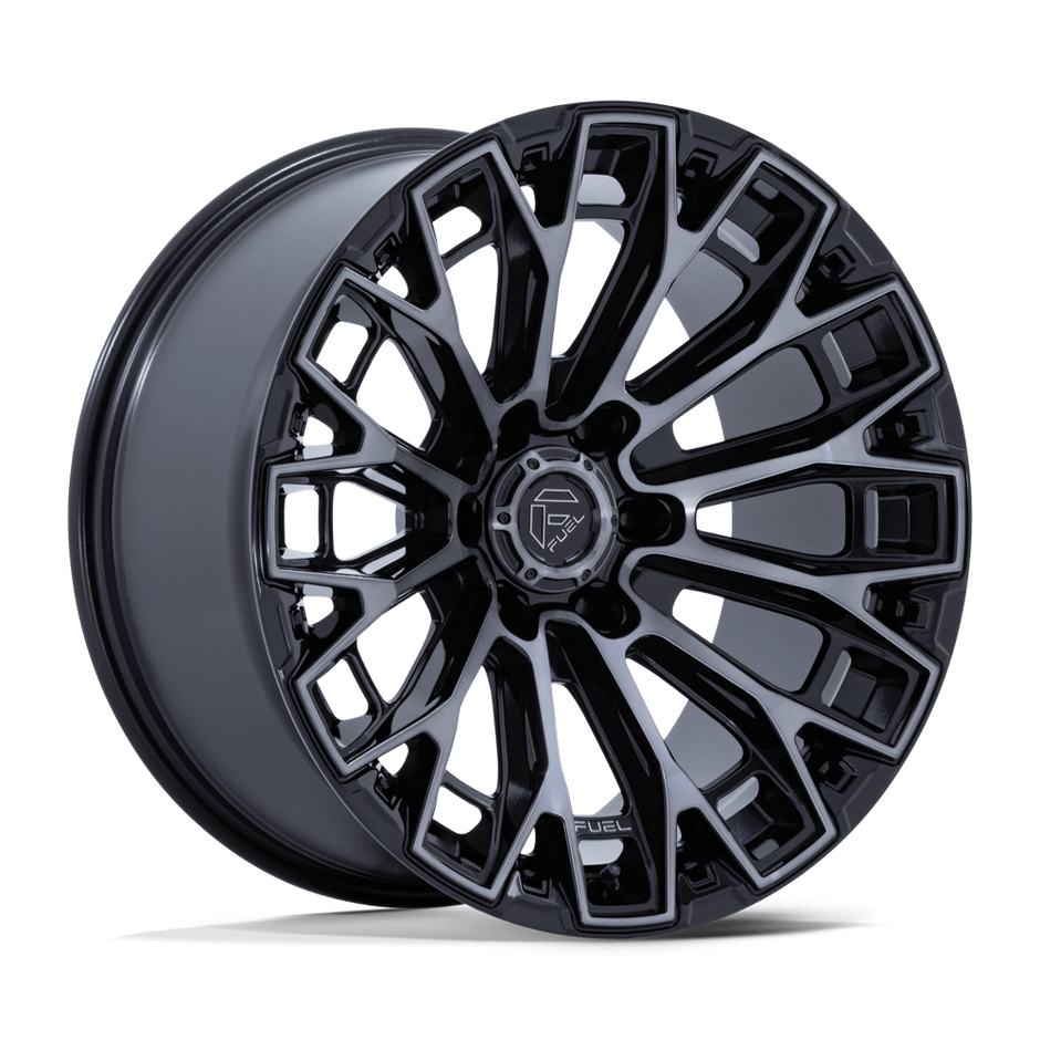 Fuel Wheels FC882 Trax 17x9 Gloss Black Machined Face w/DTCC 1mm ET 87.1mm CB 6x135