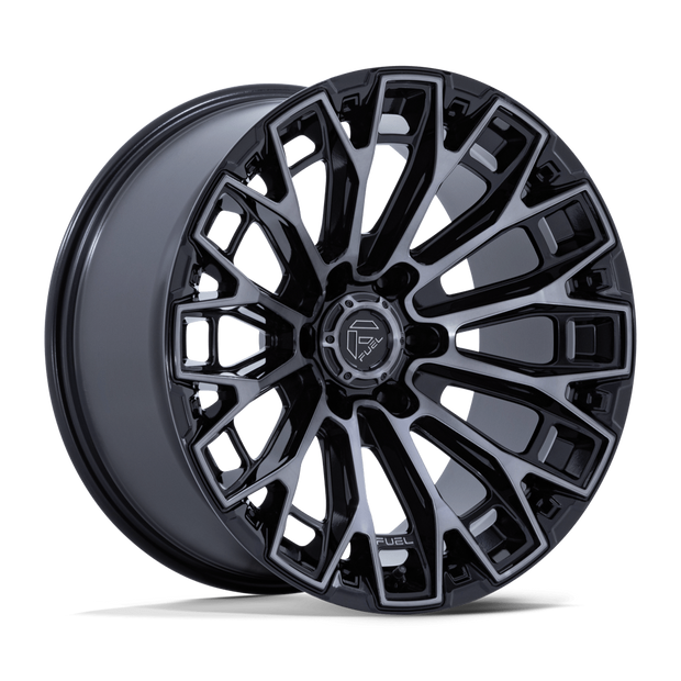 Fuel Wheels FC882 Trax 17x9 Gloss Black Machined Face w/DTCC 1mm ET 87.1mm CB 6x135