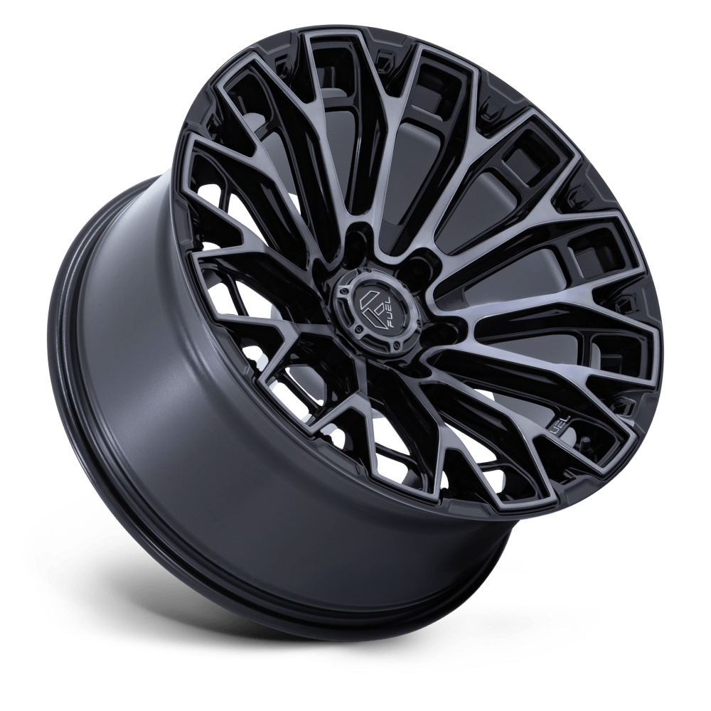 Fuel Wheels FC882 Trax 17x9 Gloss Black Machined Face w/DTCC 1mm ET 87.1mm CB 6x135
