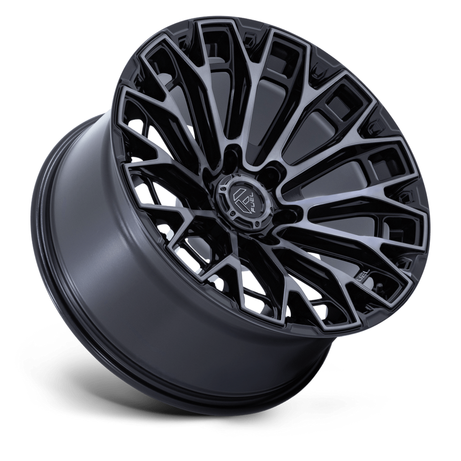 Fuel Wheels FC882 Trax 17x9 Gloss Black Machined Face w/DTCC 1mm ET 87.1mm CB 6x135