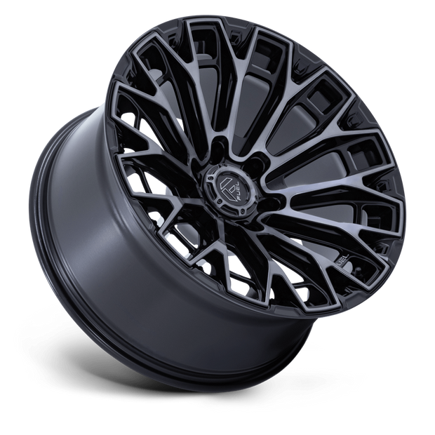 Fuel Wheels FC882 Trax 17x9 Gloss Black Machined Face w/DTCC 1mm ET 87.1mm CB 6x135