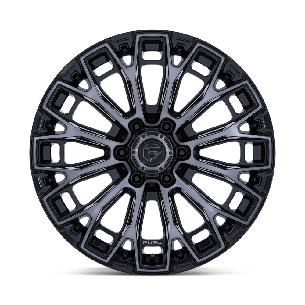 Fuel Wheels FC882 Trax 17x9 Gloss Black Machined Face w/DTCC 1mm ET 87.1mm CB 6x135