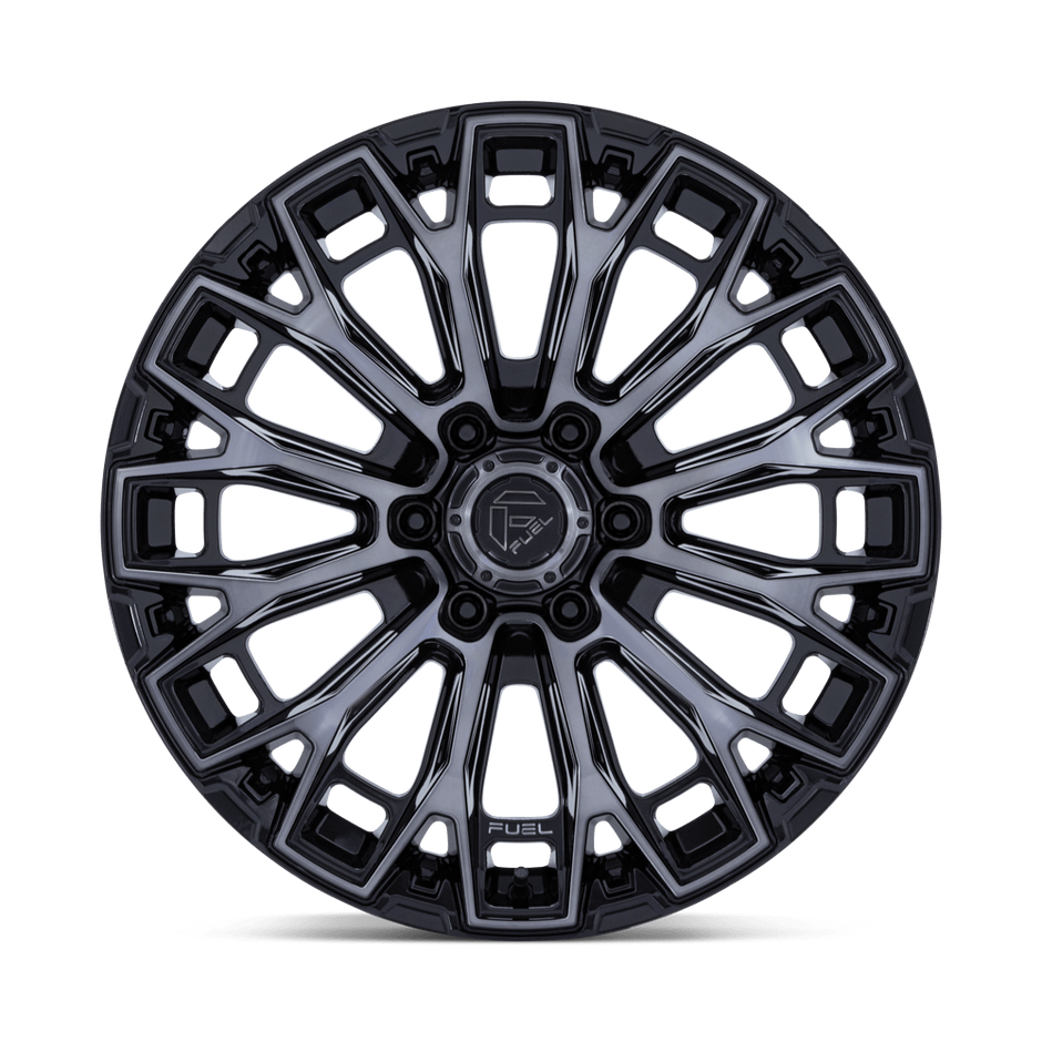 Fuel Wheels FC882 Trax 17x9 Gloss Black Machined Face w/DTCC 1mm ET 87.1mm CB 6x135