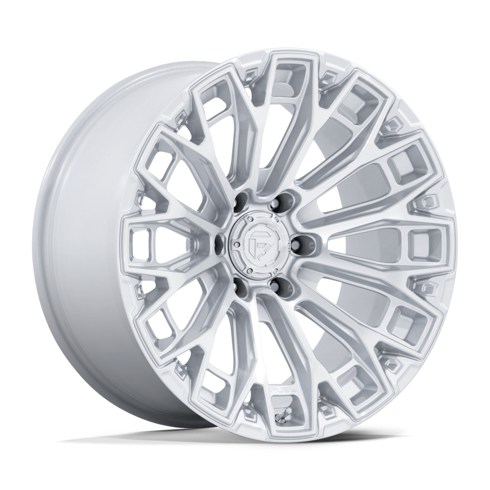Fuel Wheels FC882 Trax 17x9 Gloss Silver w/Machined Face 1mm ET 87.1mm CB 6x135