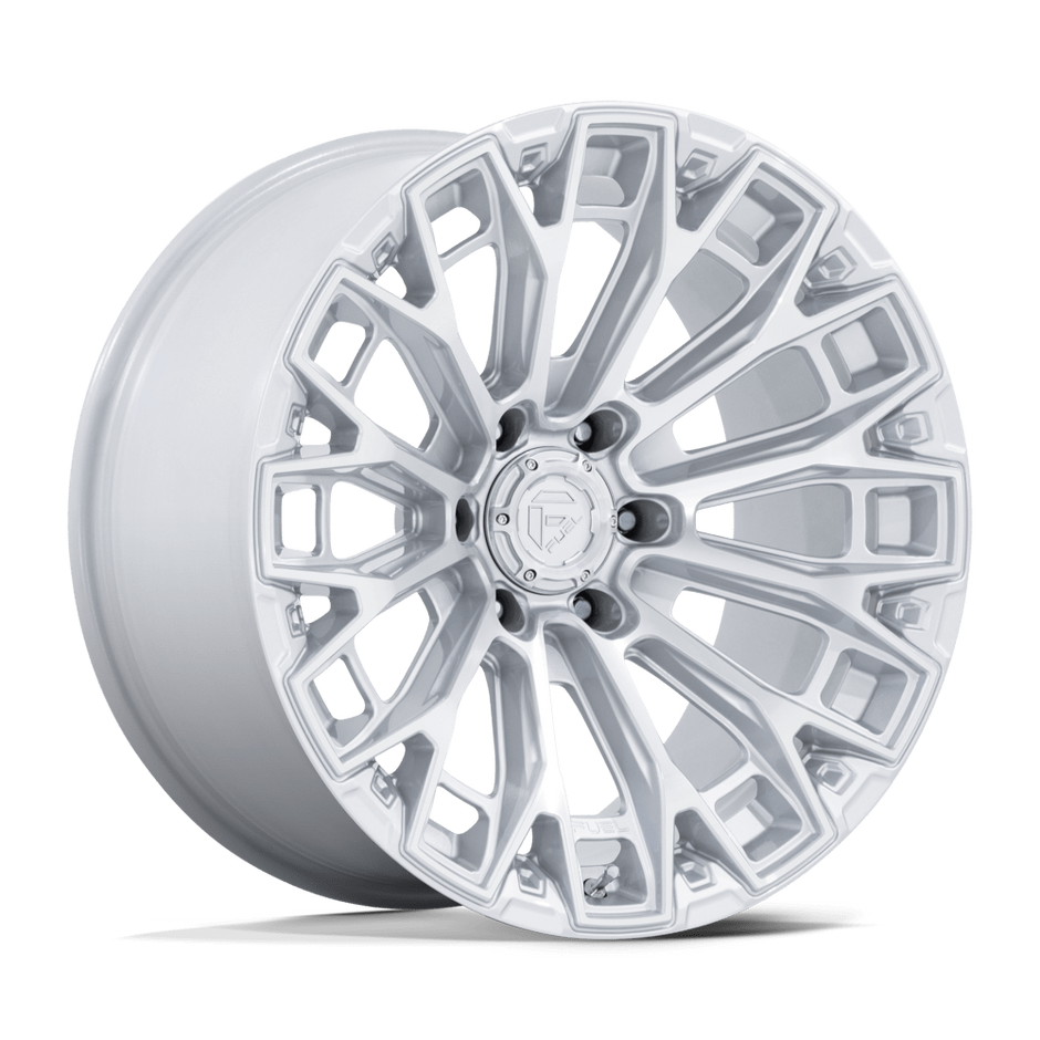 Fuel Wheels FC882 Trax 17x9 Gloss Silver w/Machined Face 1mm ET 87.1mm CB 6x135