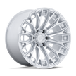 Fuel Wheels FC882 Trax 17x9 Gloss Silver w/Machined Face 1mm ET 87.1mm CB 6x135