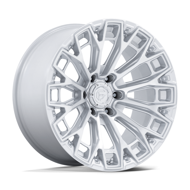 Fuel Wheels FC882 Trax 17x9 Gloss Silver w/Machined Face 1mm ET 87.1mm CB 6x135