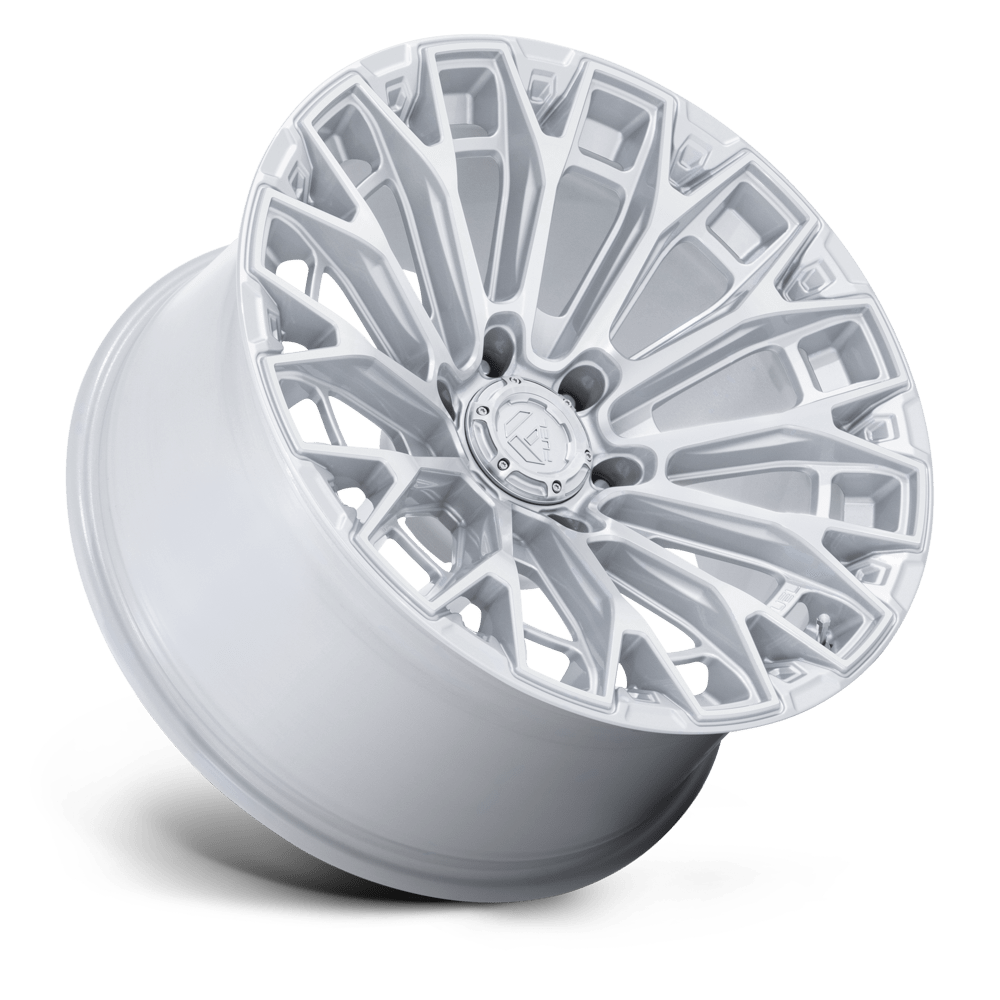 Fuel Wheels FC882 Trax 17x9 Gloss Silver w/Machined Face 1mm ET 87.1mm CB 6x135