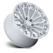 Fuel Wheels FC882 Trax 17x9 Gloss Silver w/Machined Face 1mm ET 87.1mm CB 6x135