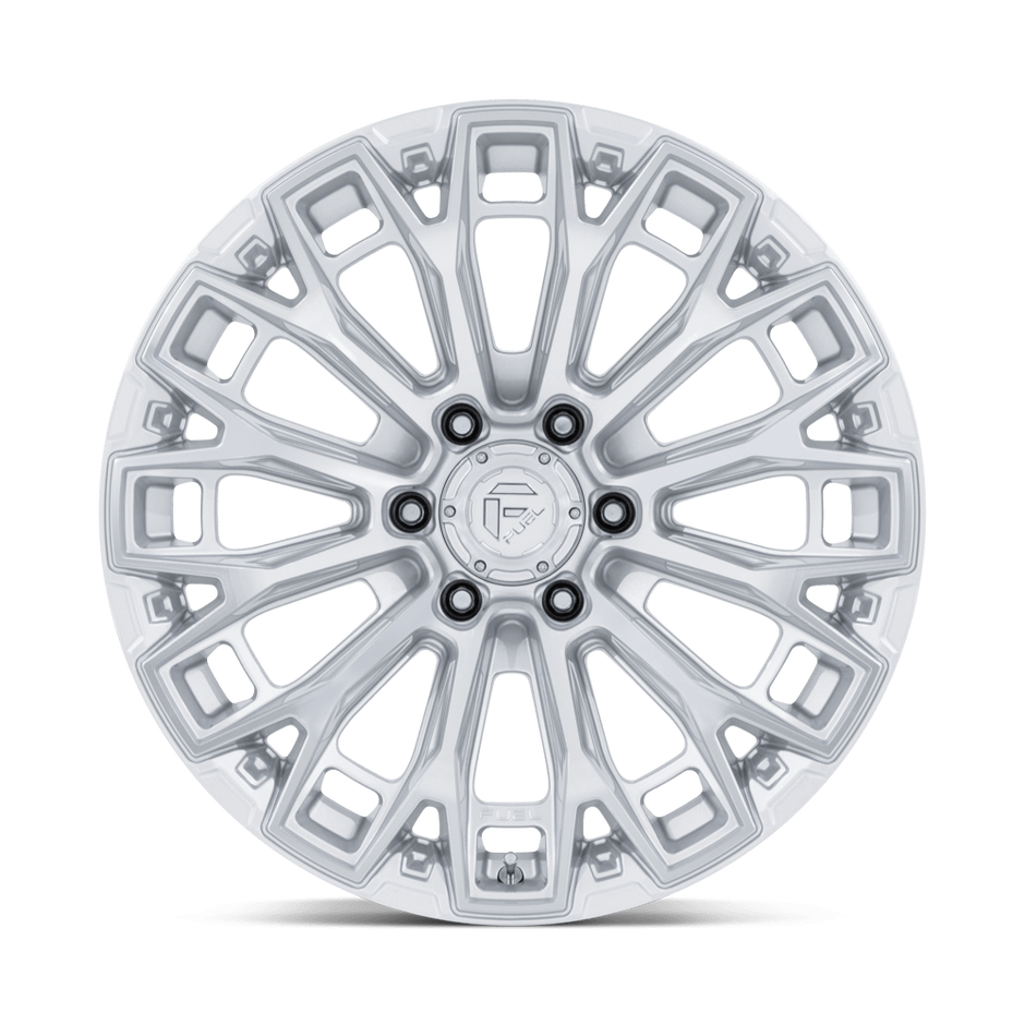 Fuel Wheels FC882 Trax 17x9 Gloss Silver w/Machined Face 1mm ET 87.1mm CB 6x135