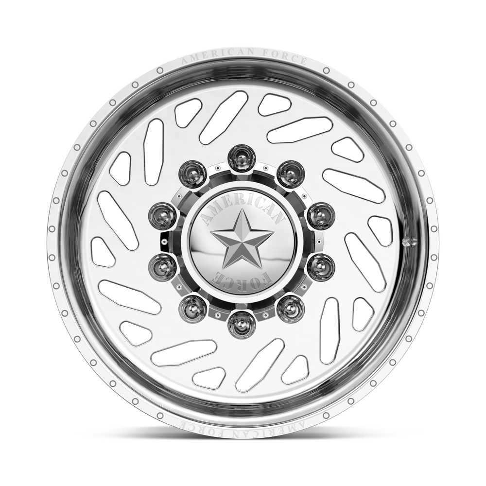 American Force Trek SD forged wheels in polished finish, face view