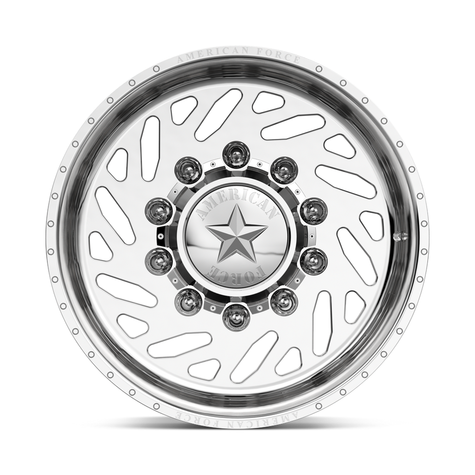 American Force Trek SD forged wheels in polished finish, face view