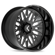 KG1 Forged KC014 Trident 22x14 Gloss Black Milled -76mm ET 78.1mm CB 5x139.7